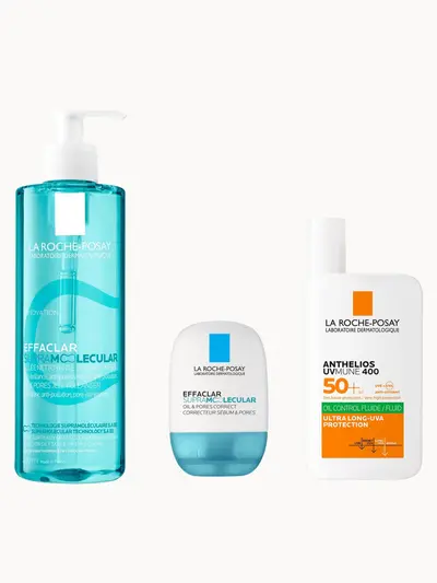 La Roche-Posay The Complete Skin Correction & Protection Routine — textura e acabamento