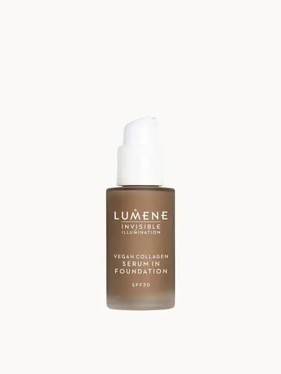 Lumene Invisible Illumination SPF30 Vegan Collagen Serum in Foundation 30ml (Various Shades)