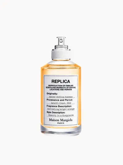 Maison Margiela REPLICA Never Ending Summer Eau de Toilette 100ml — embalagem e produto