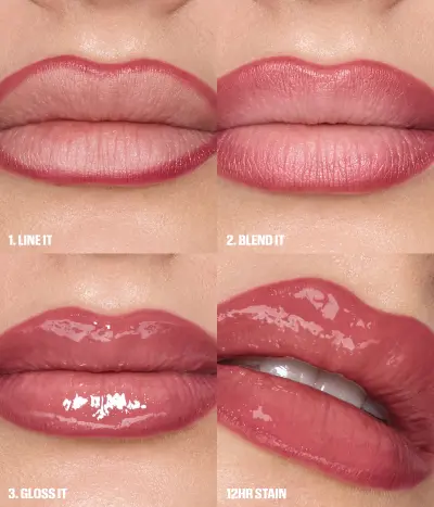 Makeout Sesh Lip Duo Rosy Nudes Huda Beauty — detalhe 6