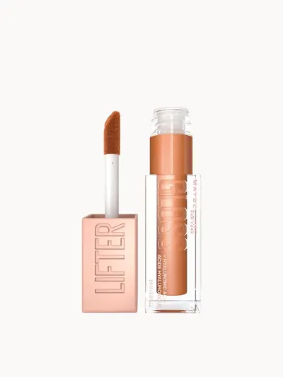 Maybelline Lifter Gloss Hydrating Lip Gloss with Hyaluronic Acid 019 Gold