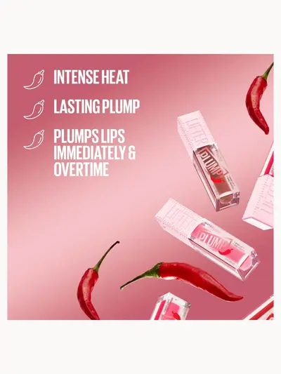 Maybelline Lifter Gloss Plumping Lip Gloss Lasting Hydration Formula With Hyaluronic Acid and Chilli Pepper (Various Shades) Maybelline — detalhe 7