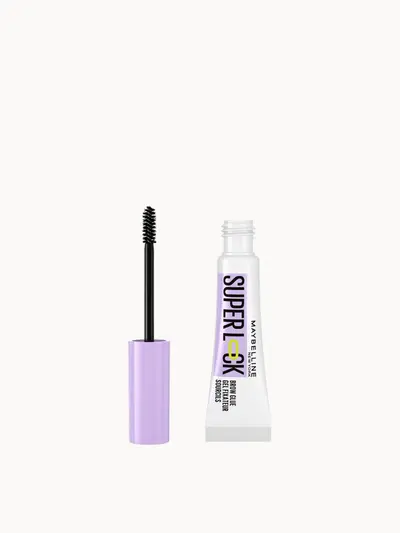 Maybelline Superlock Brow Glue Sweat-Resistant, Transfer-Resistant, 24H Wear 8ml - Clear Maybelline — embalagem e produto