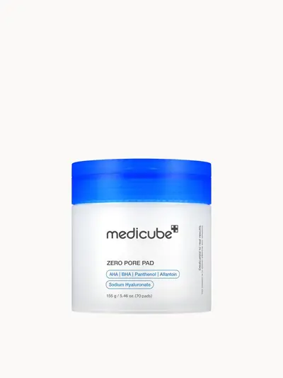 Medicube Zero Pore Pad 2.0 — embalagem e produto