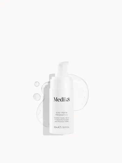 Medik8 Exosome-PDRN Prismatic+ Serum 30ml Medik8 — embalagem e produto