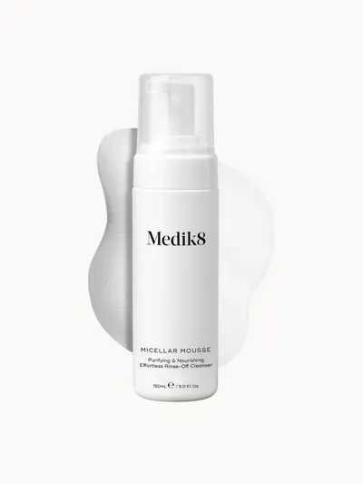 Medik8 Micellar Mousse 150ml Medik8 — embalagem e produto
