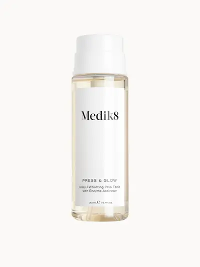 Medik8 Press and Glow Tonic 200ml Medik8 — embalagem e produto