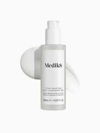 Medik8 Total Moisture Daily Cleansing Gel 145ml Medik8 — embalagem e produto