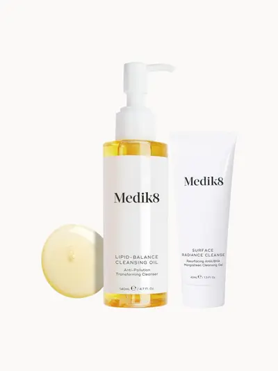Medik8 Ultimate Double Cleanse Duo Medik8 — embalagem e produto
