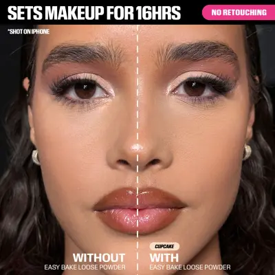 Mini Easy Bake Loose Baking & Setting Powder Huda Beauty — detalhe 11