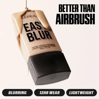 Mini Easy Blur Natural Airbrush Foundation with Niacinamide Huda Beauty — detalhe 4