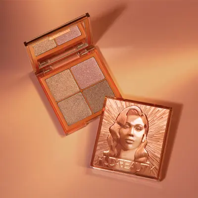 Mini Glow Obsessions Highlighter Face Palette Huda Beauty — detalhe 6