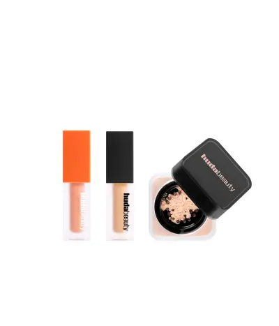 Mini Undereye Routine Kit Huda Beauty — textura e acabamento