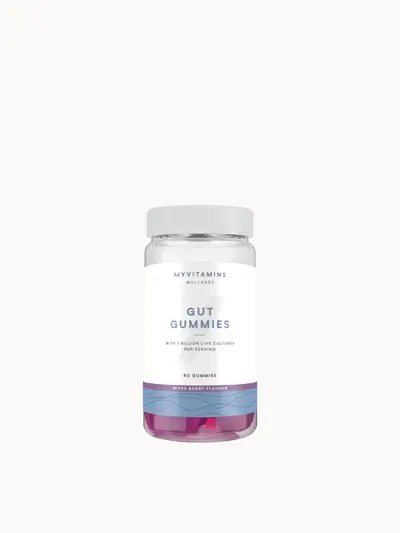 Myprotein Probiotic Gut Gummies Sugar-Free Myvitamins — textura e acabamento