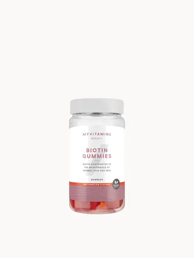 Myvitamins Biotin Gummies Myvitamins — textura e acabamento