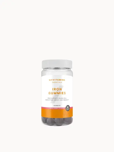 Myvitamins Iron Gummies Myvitamins — embalagem e produto