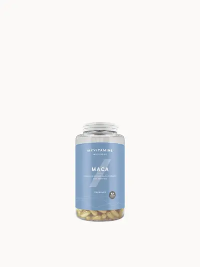 Myvitamins Maca Capsules Myvitamins — textura e acabamento