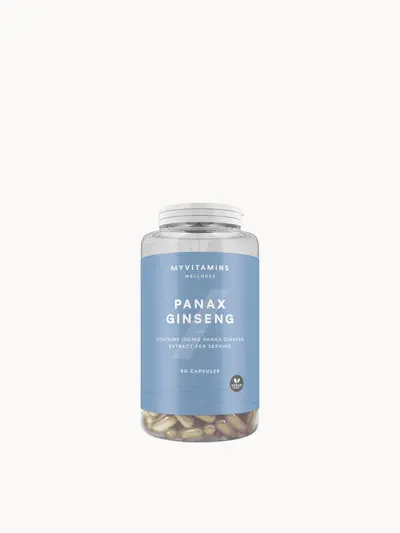 Myvitamins Panax Ginseng Capsules Myvitamins — textura e acabamento