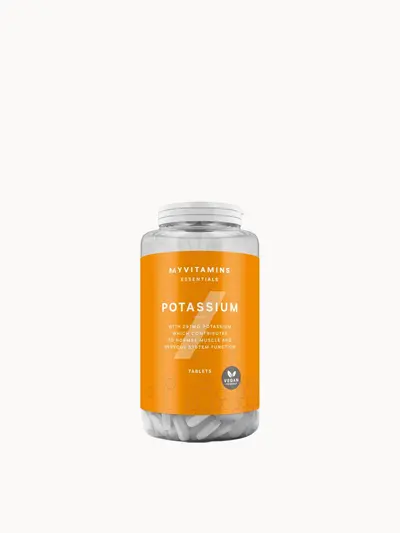 Myvitamins Potassium Myvitamins — textura e acabamento