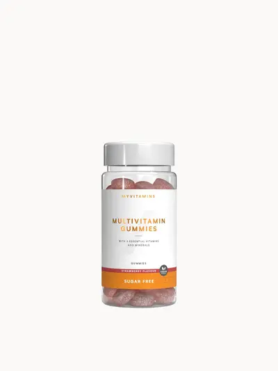 Myvitamins Sugar Free Multivitamin, Strawberry, 60 Gummies Myvitamins — textura e acabamento