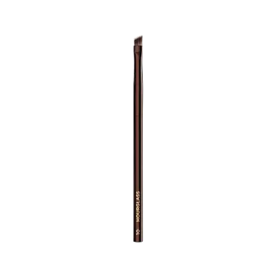 Nº 10 Angled Liner Brush Hourglass — textura e acabamento