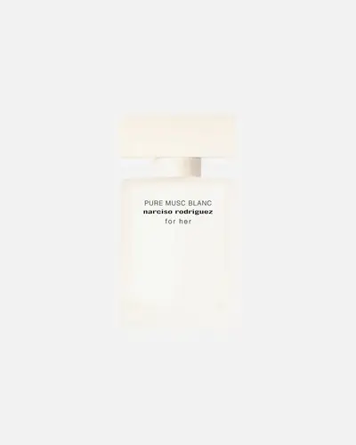 Narciso Rodriguez for her Pure Musc Blanc Intense Eau de Parfum Narciso Rodriguez — embalagem e produto
