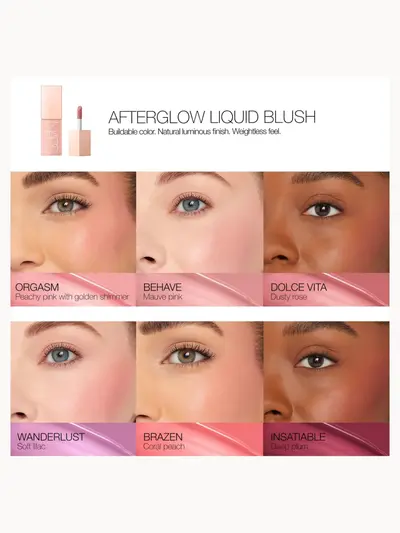 NARS Afterglow Liquid Blush 7ml (Various Shades) NARS — detalhe 6