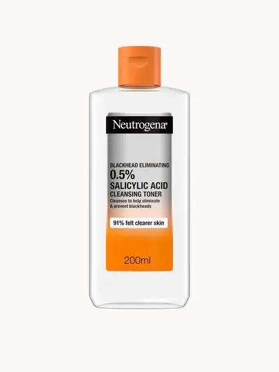 Neutrogena Blackhead Eliminating Cleansing Toner 200ml Neutrogena — embalagem e produto