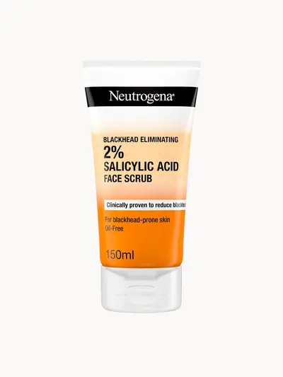 Neutrogena Blackhead Eliminating Facial Scrub 150ml Neutrogena — embalagem e produto