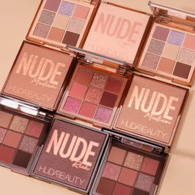 NUDE Obsessions Eyeshadow Palette Huda Beauty — detalhe 3