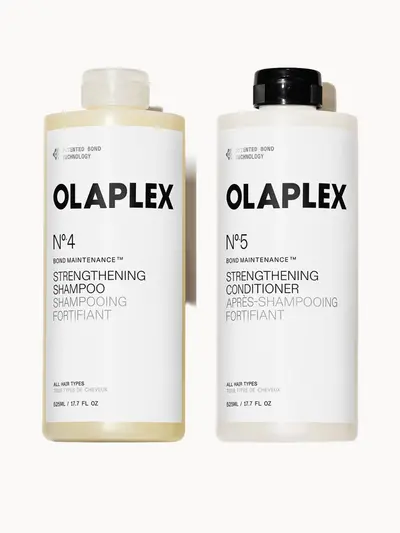 Olaplex Strengthening Shampoo and Conditioner Set Olaplex — textura e acabamento