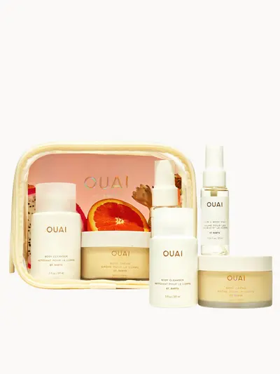 OUAI Wanna Get A-Ouai Travel Kit (Worth £40) OUAI — textura e acabamento