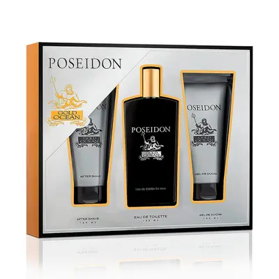 Poseidon Pack Gold Ocean For Men Gift Set