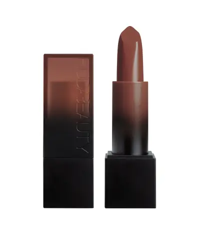 Power Bullet Cream Glow Hydrating Lipstick Huda Beauty — embalagem e produto