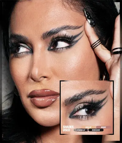 Pretty Grunge Eyeshadow Palette Huda Beauty — detalhe 3