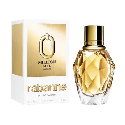Rabanne Million Gold For Her Eau de Parfum Rabanne — textura e acabamento