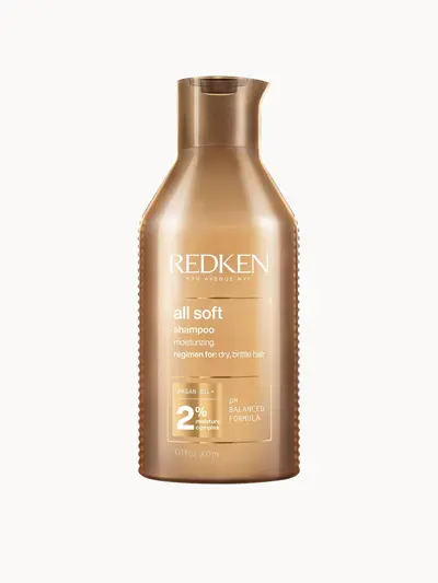 Redken All Soft Shampoo For Dry, Brittle Hair with Argan Oil, Supersize 500ml