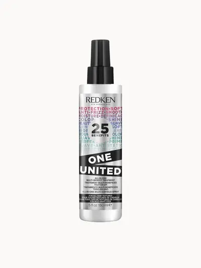 Redken One United Multi-Benefit Treatment Spray, 25 Benefits, Heat Protection, Detangling and Conditioning 150ml