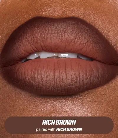 Rich Brown Lip Duo Huda Beauty — detalhe 5