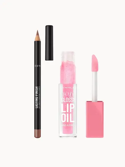 Rimmel Oh My Gloss! Lip Oil & Lasting Finish Lip Bundle (Various Shades) — detalhe 10