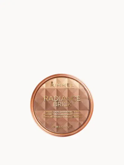 Rimmel Radiance Shimmer Brick 12g - 02 Rimmel London — textura e acabamento