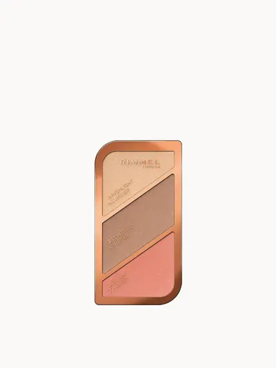 Rimmel Sculpting Highlighter Palette - 002 18.5g Rimmel London — textura e acabamento