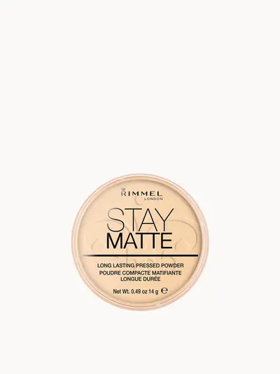 Rimmel Stay Matte Pressed Powder - Transparent Rimmel London — textura e acabamento