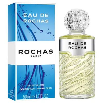 Rochas Eau de Rochas Femme Eau de Toilette Spray Eau de toilette Rochas — textura e acabamento