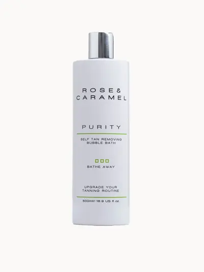 Rose & Caramel Purity Bathe Away Self Tan Removing Bubble Bath 500ml — detalhe 11