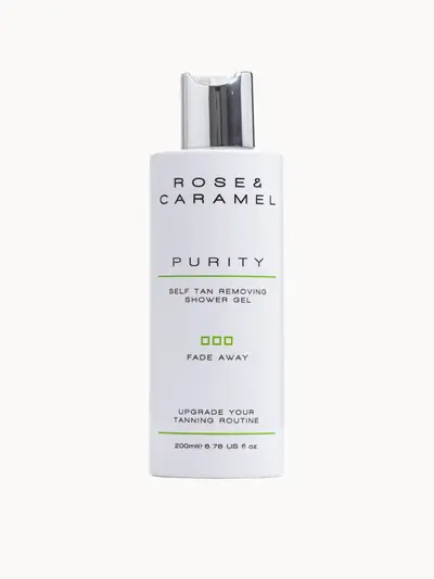 Rose & Caramel Purity Fade Away Self Tan Removing Shower Gel 200ml — detalhe 15