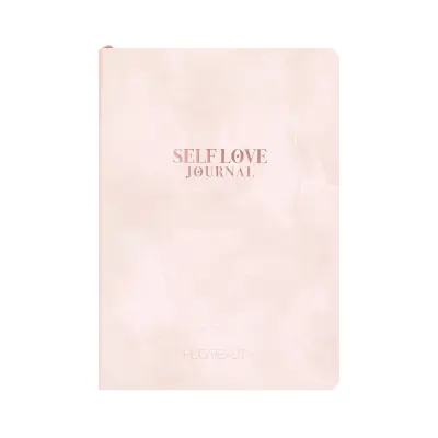 Rose Quartz Self-Love Journal Huda Beauty — embalagem e produto