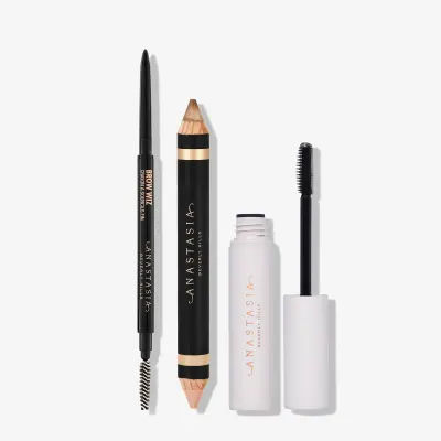 Sculpted & Defined Brow Trio Anastasia Beverly Hills — embalagem e produto
