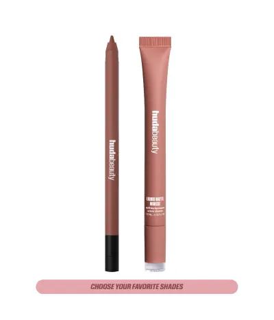 Softcore Lip Duo Huda Beauty — textura e acabamento
