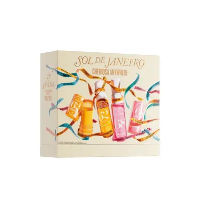 Sol de Janeiro Brazilian Crush Cheirosa Anywhere Gift Set Perfume Mist — embalagem e produto